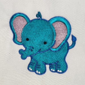 Elephant Embroidery Design